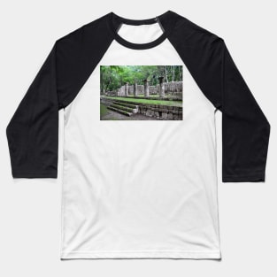 Site archéologique d'Edzna, Campeche, Mexique Baseball T-Shirt